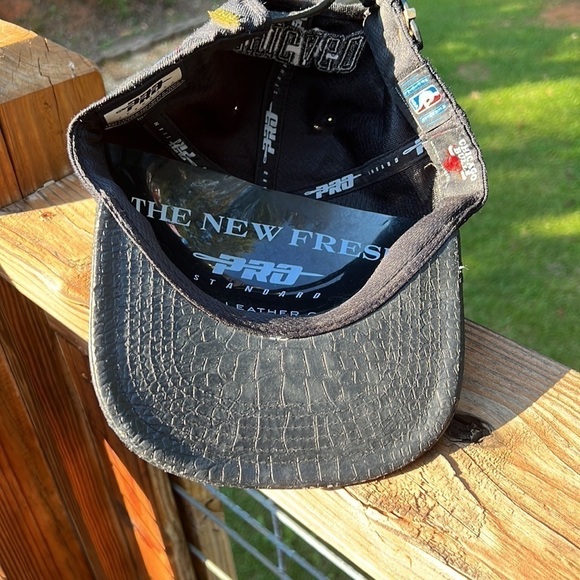 Pro Standard Chicago Bulls NBA Leather Bill Basketball Hat Cap Adjustable - Picture 8 of 10